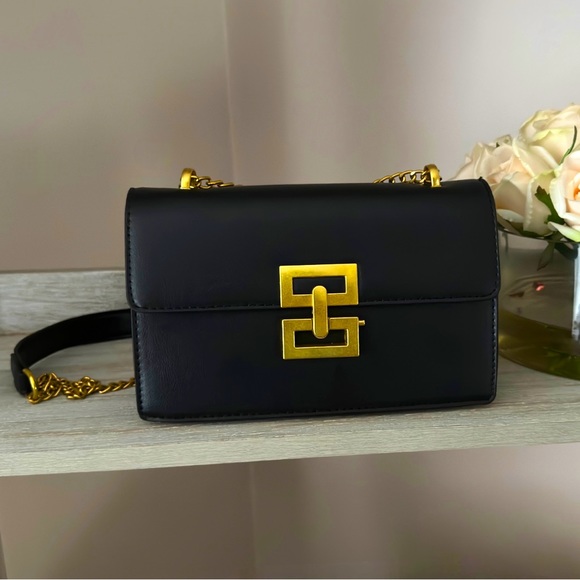 Eclipse (Black) Luxe Handbag with Gold Hardware NWT - Picture 6 of 6